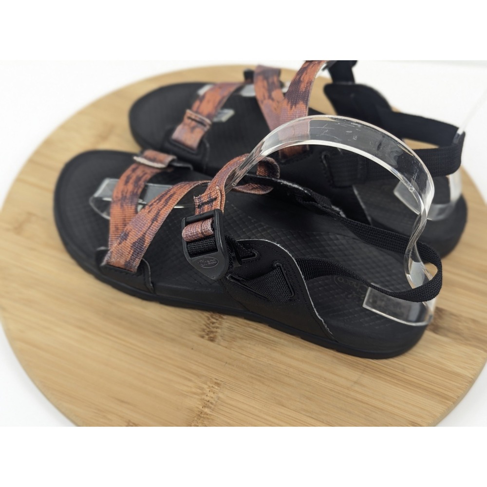Chaco Lowdown Sport Sandals Womans 7 Black Red Aztec Southwestern Flats Outdoor - Picture 7 of 10